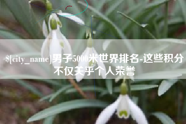 喀什男子5000米世界排名-这些积分不仅关乎个人荣誉