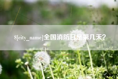 喀什全国消防日是第几天？