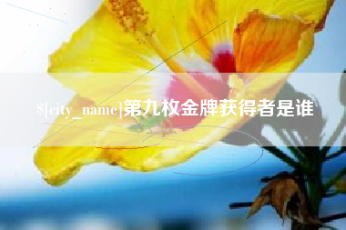 喀什第九枚金牌获得者是谁