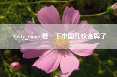 喀什看一下中国几枚金牌了