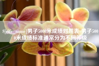 喀什男子5000米成绩对照表-男子5000米成绩标准通常分为不同等级