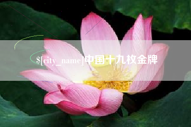 喀什中国十九枚金牌