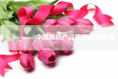 喀什中国消防产品质量信息查询
