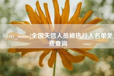 喀什全国失信人员被执行人名单免费查询