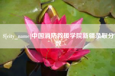 喀什中国消防救援学院新疆录取分数