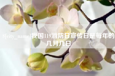 喀什我国119消防日宣传日是每年的几月几日