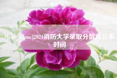 喀什2024消防大学录取分数线公布时间