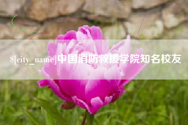喀什中国消防救援学院知名校友