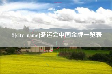 喀什冬运会中国金牌一览表