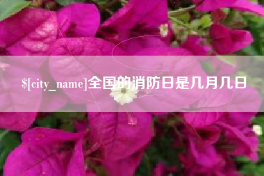 喀什全国的消防日是几月几日