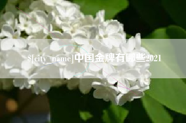 喀什中国金牌有哪些2021